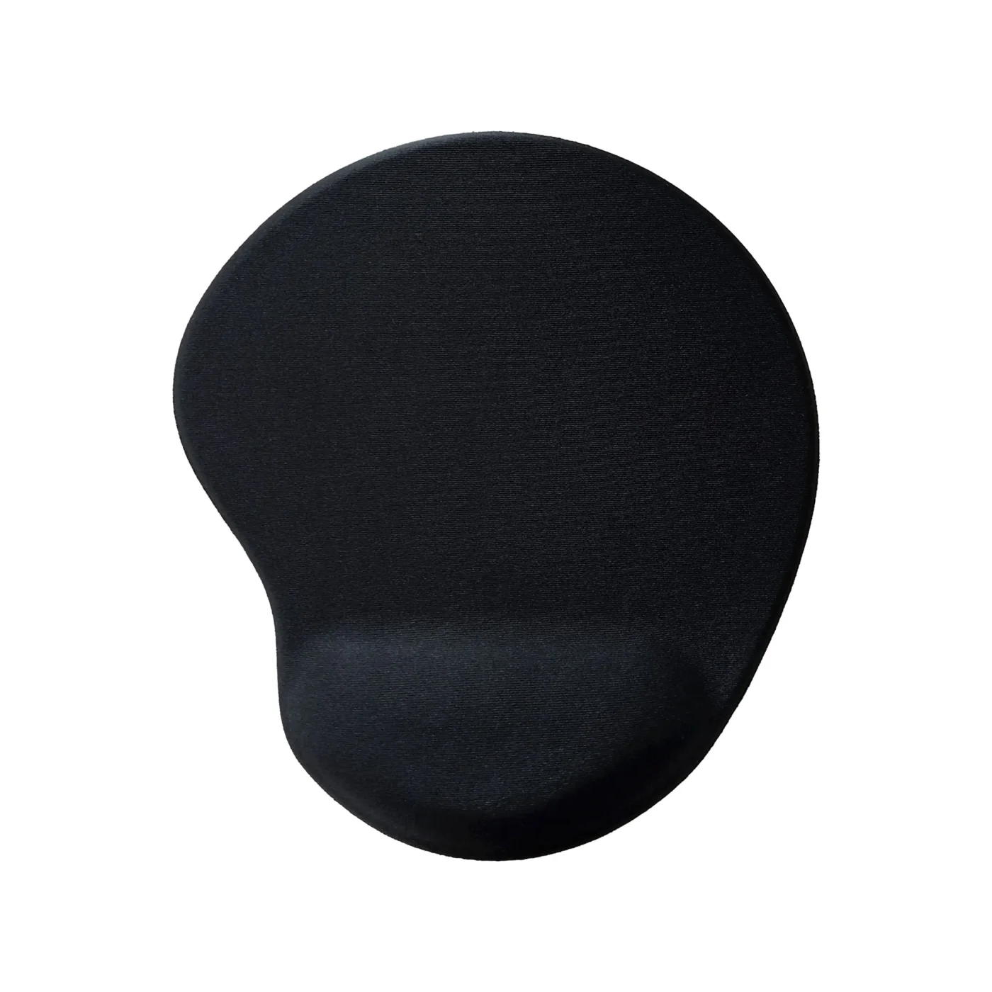 Ergonomic foam mouse pad with wrist rest, black color