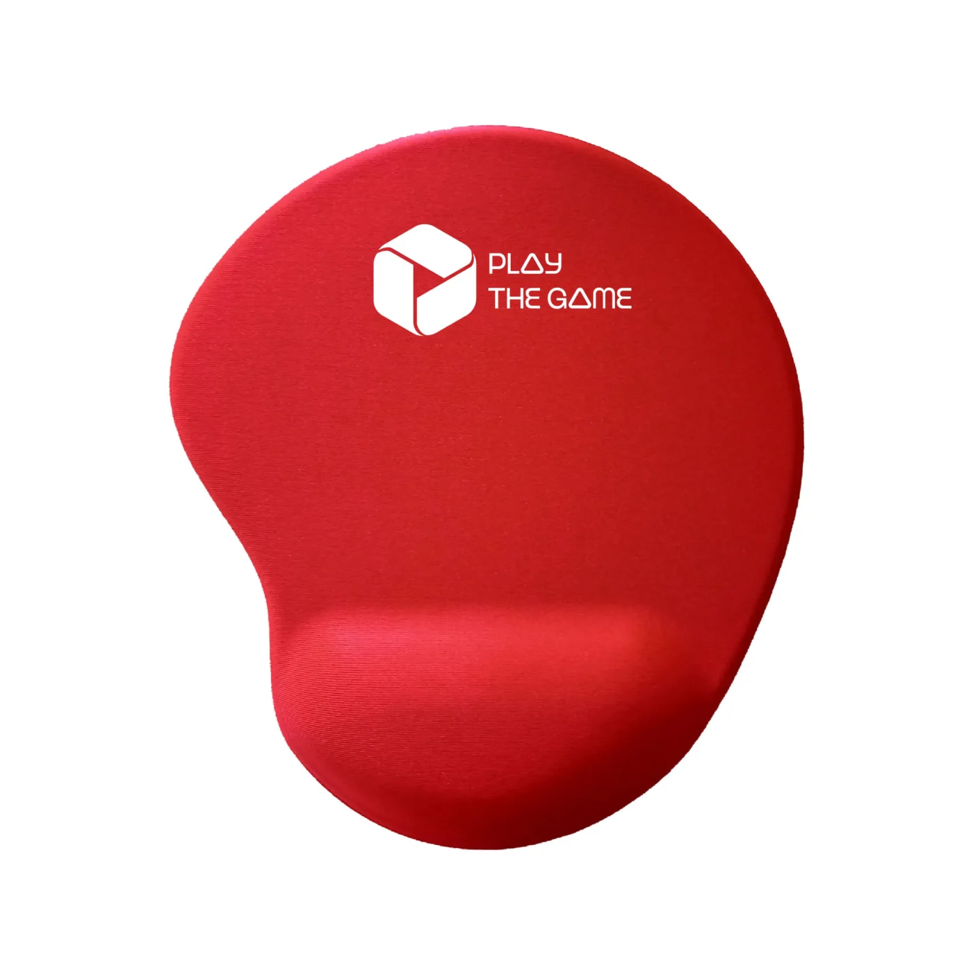 Czerwona podkładka piankowa z podparciem nadgarstka z nadrukiem jednokolorowym