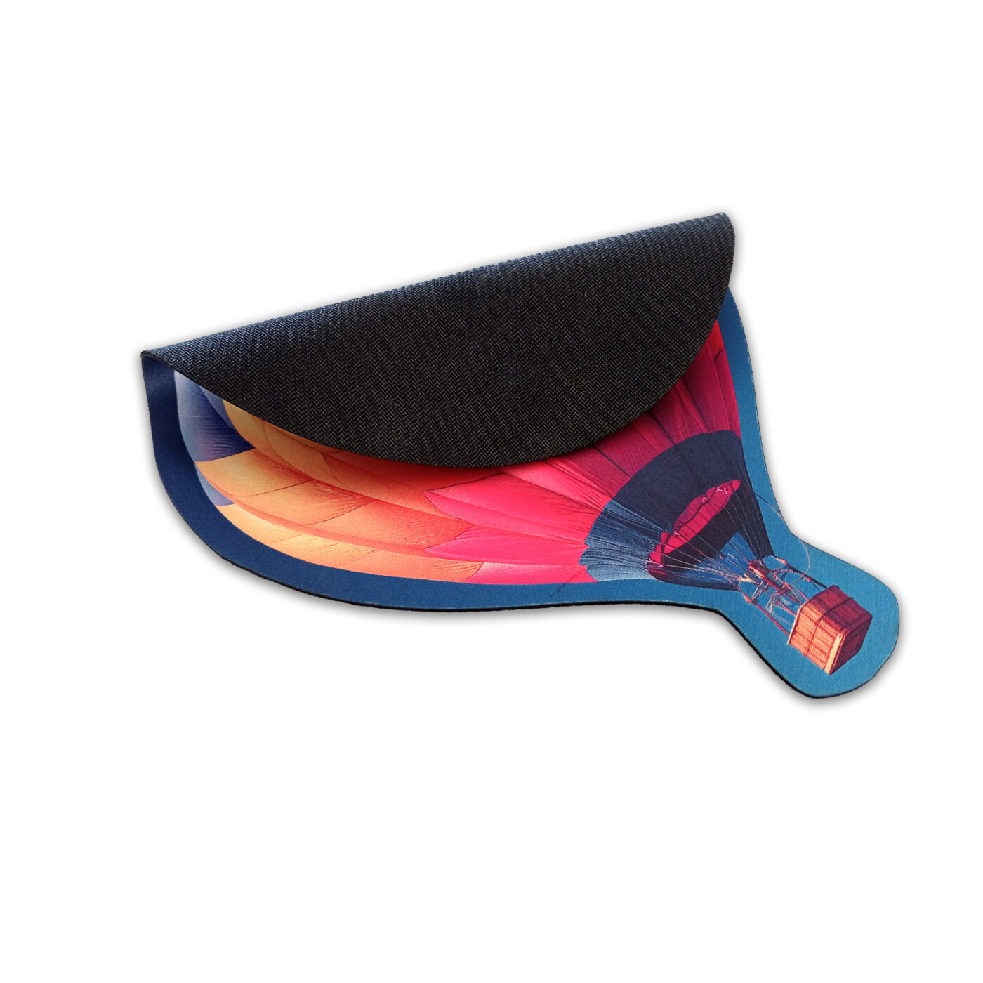 Customizable mouse pads with individual graphics and shapes