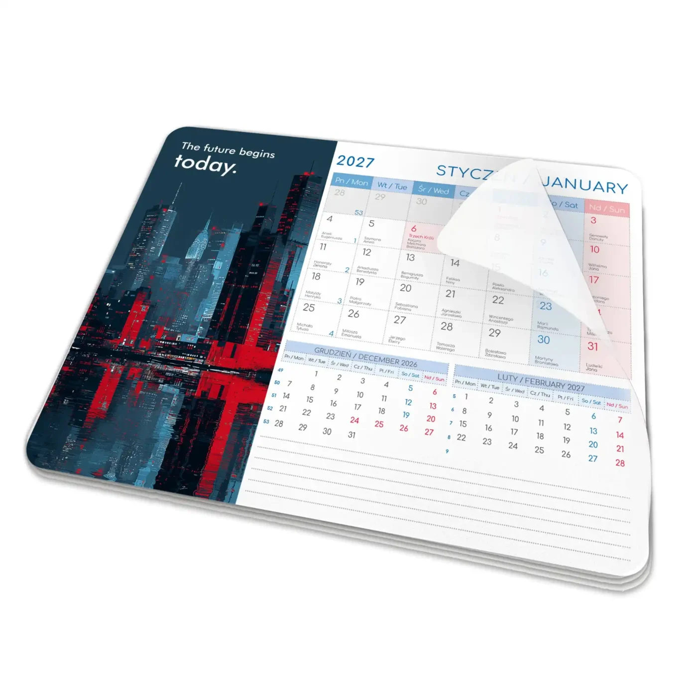 K3_calendar Podkładka pod mysz z kalendarzem K3