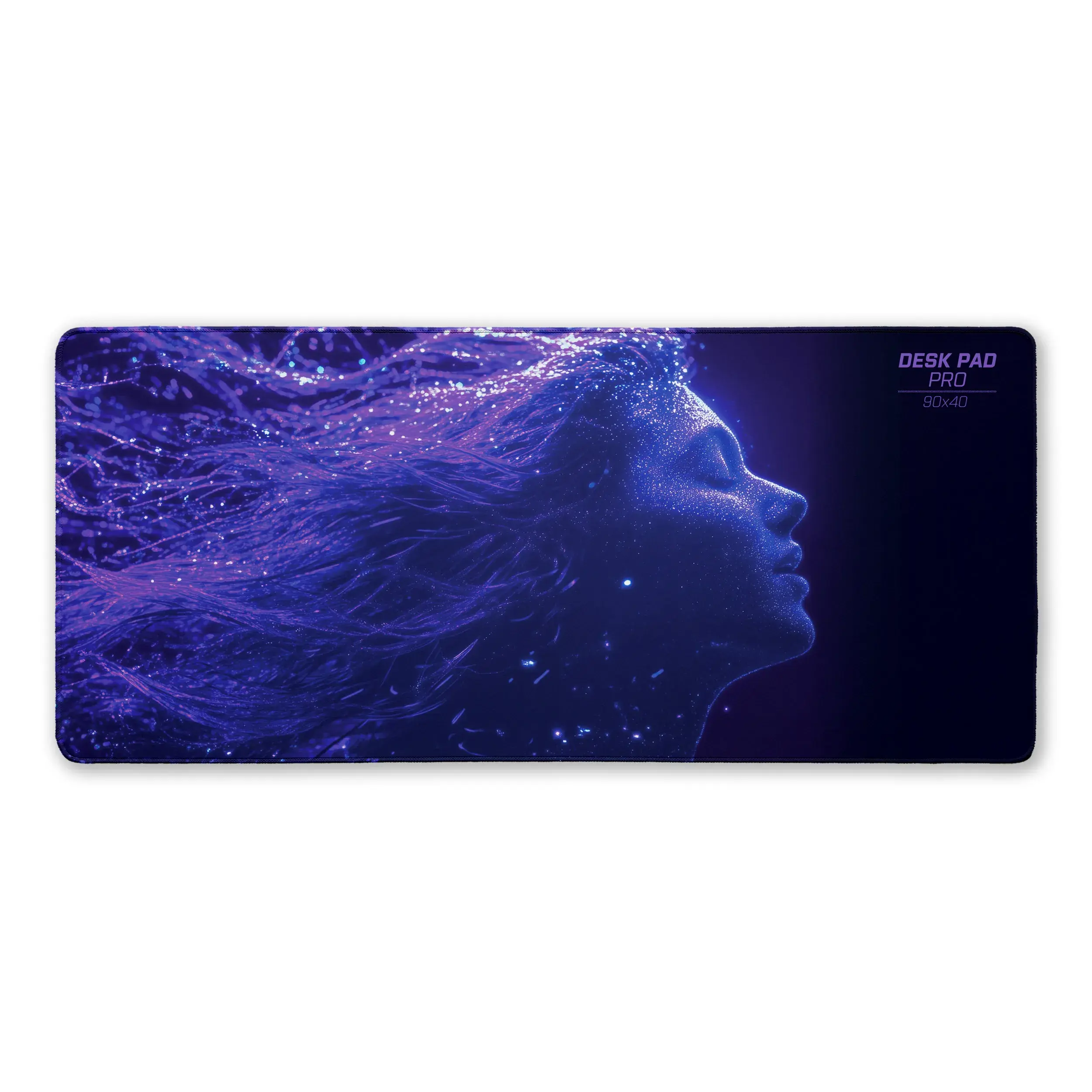 gam_XL_long_plus_90x40_girl White XL desk mat 90x40 cm for gamers, smooth tracking mouse pad with premium finish