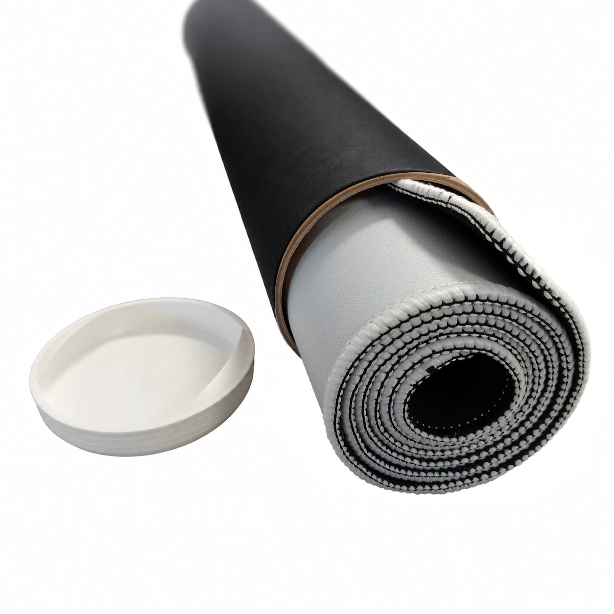 Kartonowe opakowanie MousePad TubePack z matową czarną okleiną do rolowanych podkładek pod mysz